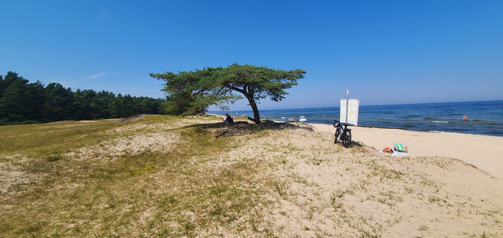 En strand på Österlen