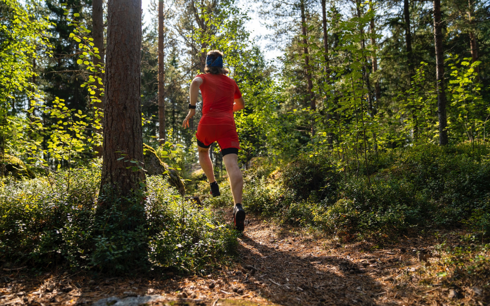 Njut av upplevelsen när du springer genom skogen 🥰