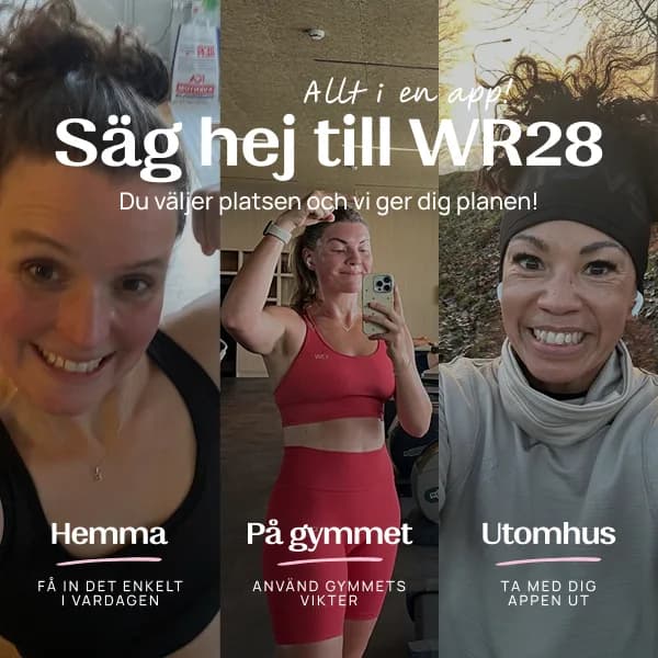 4 veckor med träning, mat och pepp